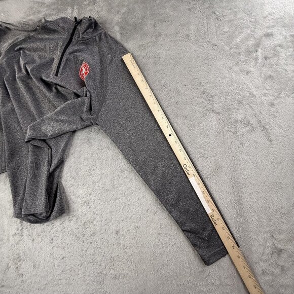 Atlanta Hawks Shirt Mens Small NBA Basketball Long Sleeve Quarter Zip Pullover - Picture 7 of 12